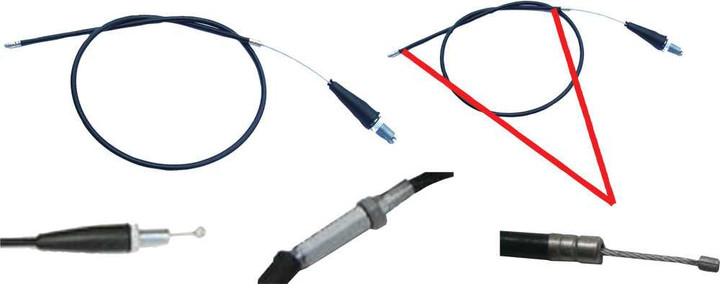 MOGO PARTS Throttle Cable T4 30.5" T4-305