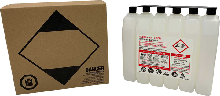 FIRE POWER Sealed Battery Electrolyte Pack 1050Cc 1050CC CTX
