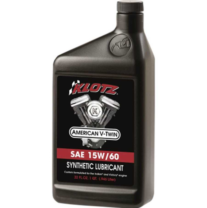KLOTZ V-Twin Syn Engine Oil 4T 15W60 1Qt 10/Case KV-1560