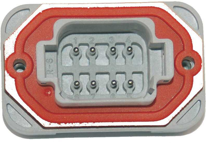 NAMZ CUSTOM CYCLE Deutsch Dt Series 8-Pin Header DTH-08