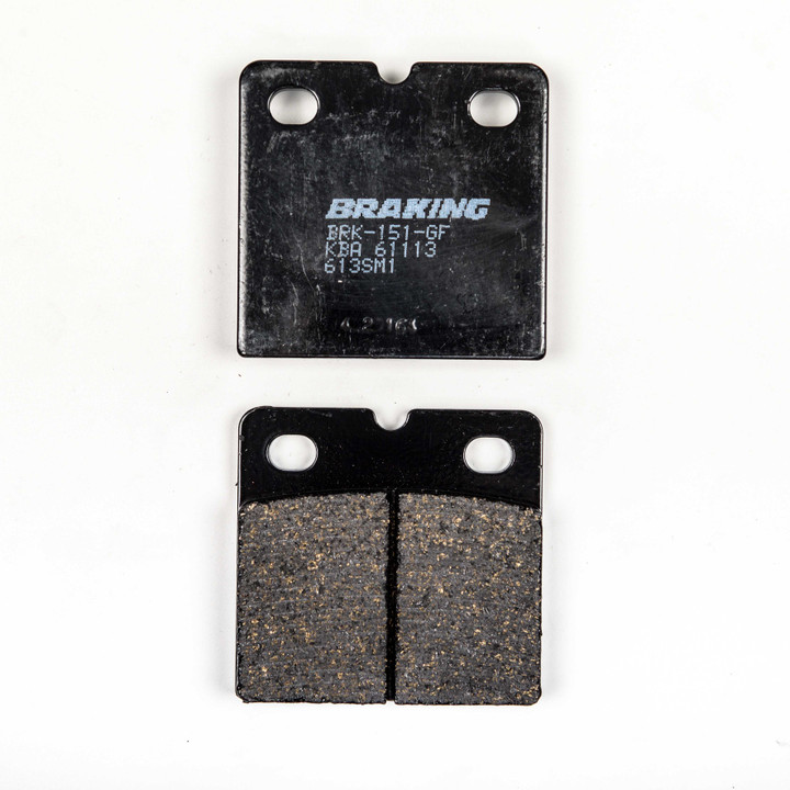 BRAKING Brake Pad Set Semi-Metallic 613SM1