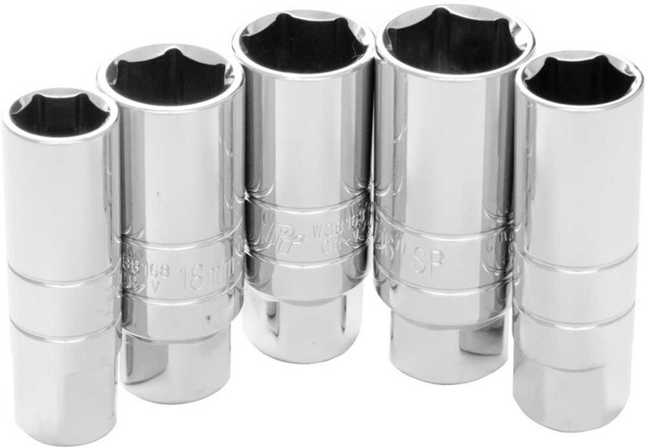 PERFORMANCE TOOL 5 Pc Spark Plug Socket Set W30936