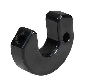 NELSON-RIGG Rigg Saddlebag Plate 20Mm Catch Black RG-QRP-20MM