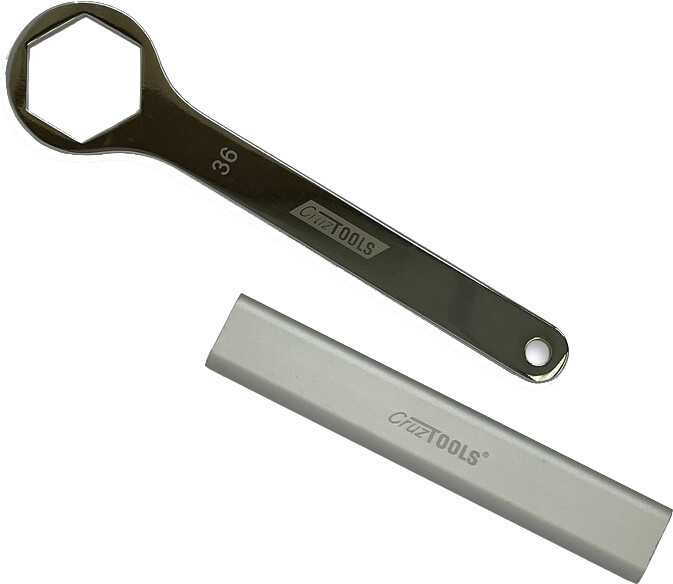 CRUZ TOOLS 36Mm Axel Wrench W/Ext. For Pan America / Indian Ftr AW36X