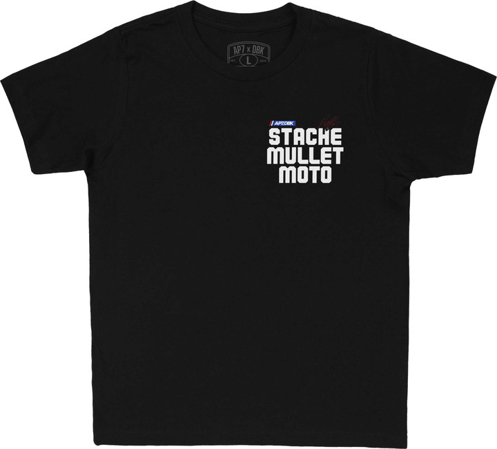 DBK Mullet Madness Youth Tee Black Yx YTAP-MULLETMADN-XL