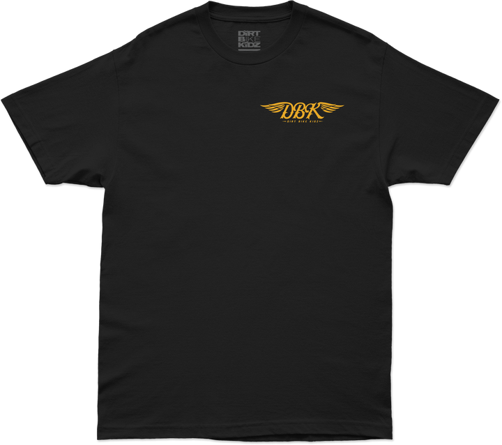 DBK Goldwings Tee Black Xl AT-GOLDWINGS-XL