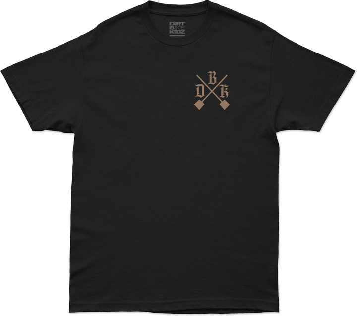 DBK Camo Shovels Tee Black Sm AT-CAMOSHOVEL-S