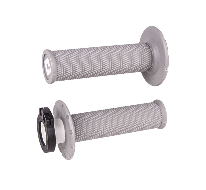 ODI Mx V2 Lock-On Grips No Waffle Grey/Soft Compound H36NWG