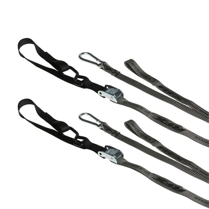RFX 1.0 Tie Downs Soft Loop & Carabiner Black FXTD 30000 55BK