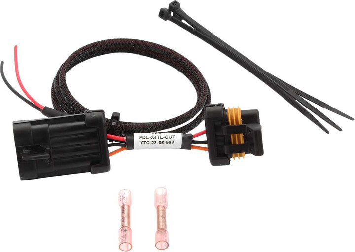 XTC POWER PRODUCTS Tail Light Power Harness Lic. Plate & Whip Lights Pol POL-X4TL-OUT