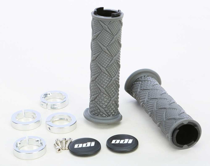 ODI Atv X-Treme Lockon Grip Silver J30XTH-S
