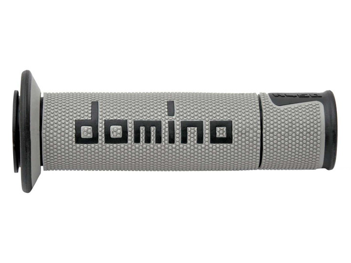 DOMINO RACING A450 Road Racing Grips Grey/Black Pair A45041C4052B7-0