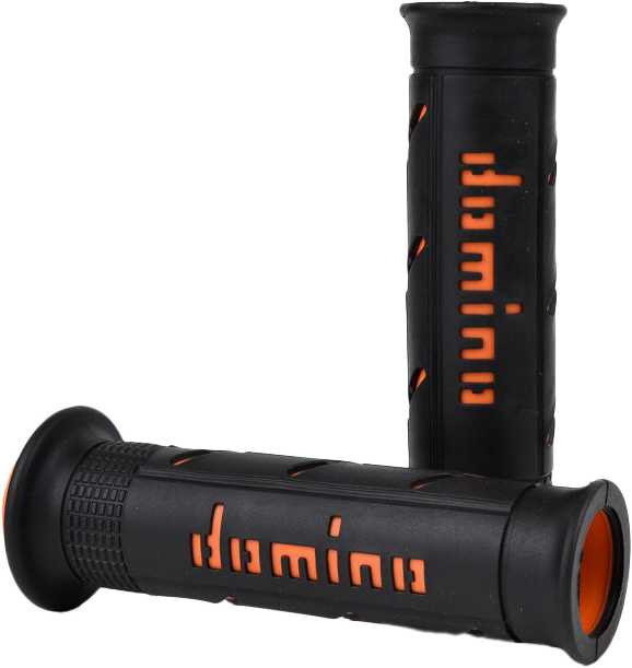 DOMINO RACING Xm2 Grips Black/Orange Pair A25041C4540C7-0