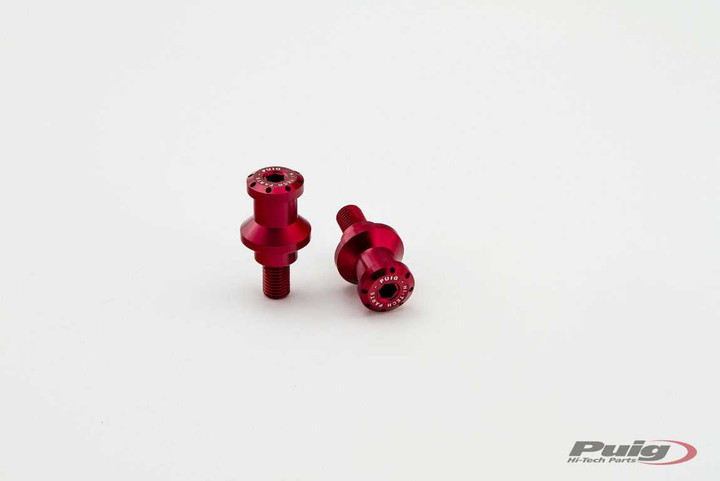 PUIG Swingarm Spools Hi-Tech 10Mm Red 2/Pk 5924R