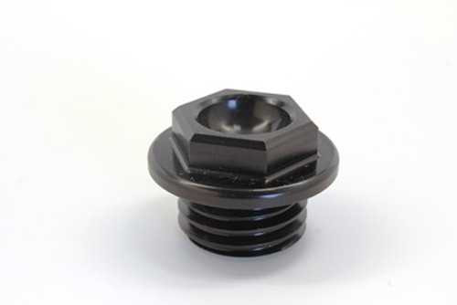 WORKS Oil Filler Plug Black 24-072