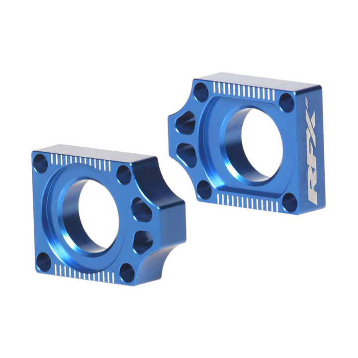 RFX Rear Axle Blocks Blue Yam/Fantic FXAB 40300 99BU