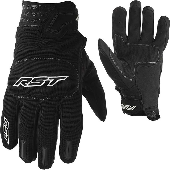 RST Rider Ce Glove Black/White Md 102100BLK-09