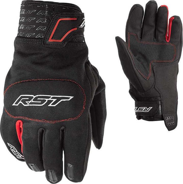 RST Rider Ce Glove Black/Red Lg 102100RED-10