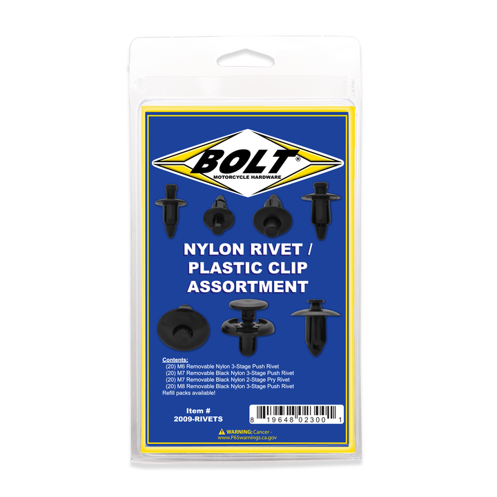 BOLT Rivet Assortment 80/Pk 2009-RIVETS