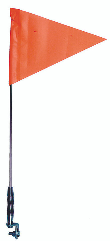 COUNTRY ENT. Telescoping Spring Mount Safety Flag 12460