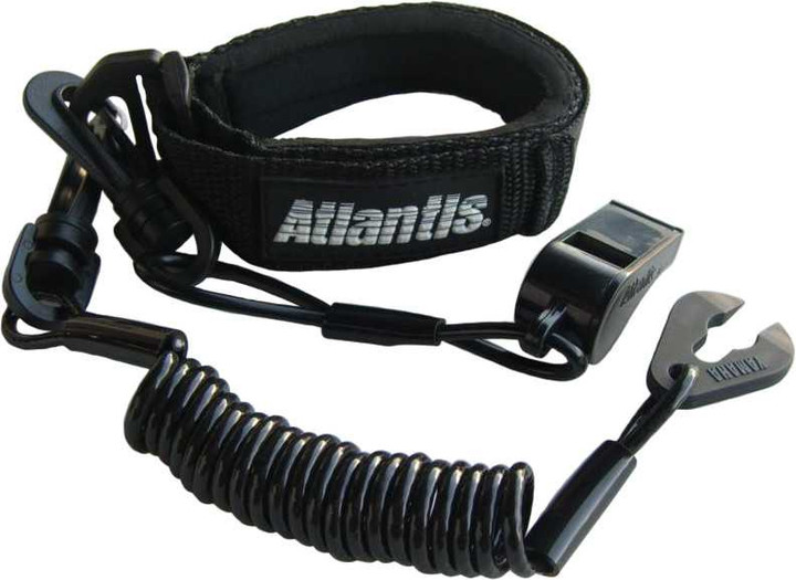 ATLANTIS Pro Floating Wrist Lanyard Black A8130PFW