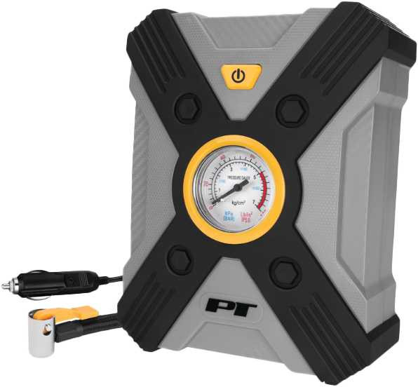 PERFORMANCE TOOL 12V Rapid Tire Inflator W/ Led Light W7901