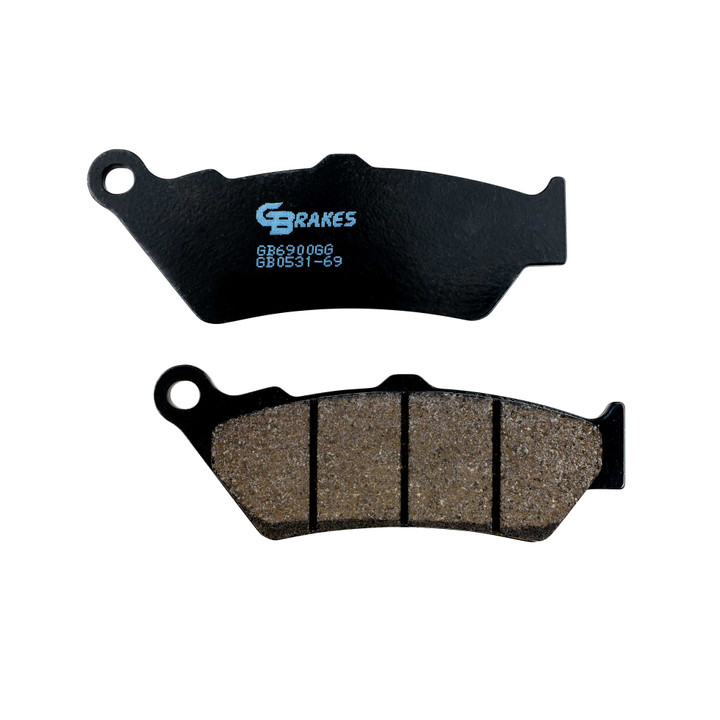 GBRAKES Brake Pads Semi Metallic GB0531-69