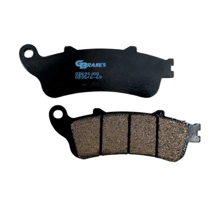 GBRAKES Brake Pads Semi Metallic GB0546-69