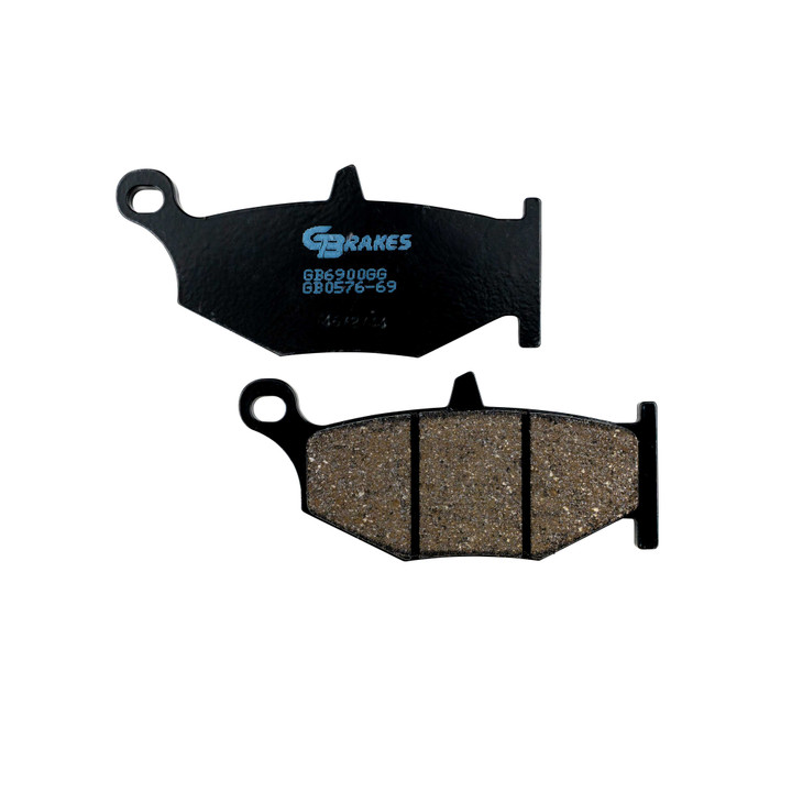 GBRAKES Brake Pads Semi Metallic GB0576-69
