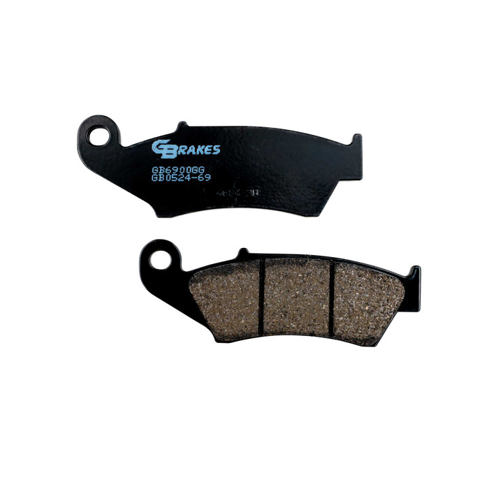 GBRAKES Brake Pads Semi Metallic GB0524-69