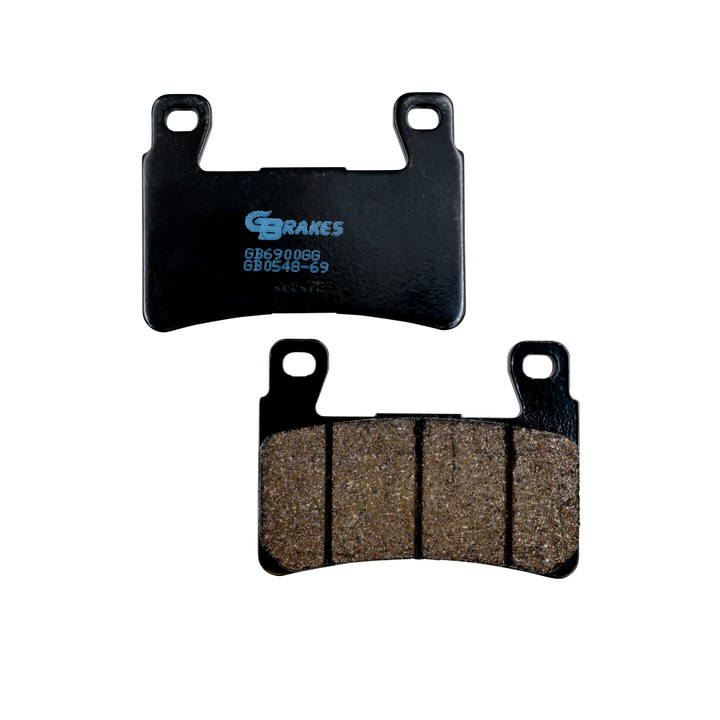 GBRAKES Brake Pads Semi Metallic GB0548-69