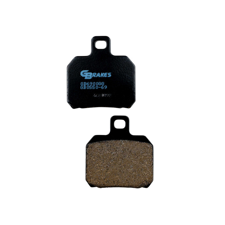 GBRAKES Brake Pads Semi Metallic GB0550-69