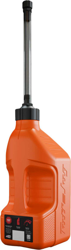 TUFF JUG Utility Container Orange W/ Autostop Spout 2.5 Gal OUASVS10