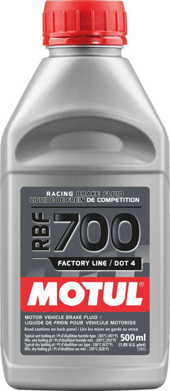 MOTUL Rbf 700 Fl Dot 4 Brake Fluid 500Ml 12/Case 111257