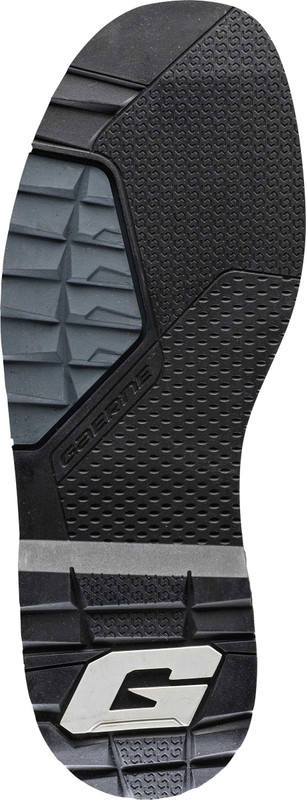 GAERNE Sg22 Boot Sole Pair Black/Grey Sz 08 4623-007-08