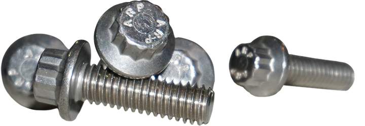 LYNDALL BRAKES 12 Point Front Rotor Bolts Machined Finish  5/16-18X1 107-9650