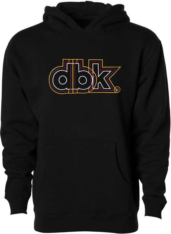 DBK Lined Up Youth Hoodie Black Ym YH-LINEDUP-M