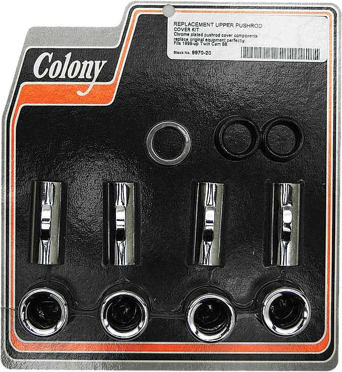 COLONY MACHINE Upper Pushrod Cover Kit Outer 99-17 Tc 9970-20