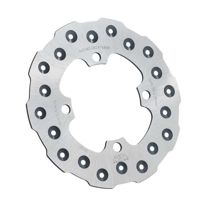 JT Rear Brake Rotor Ss Self Cleaning Kaw JTD2000SC01
