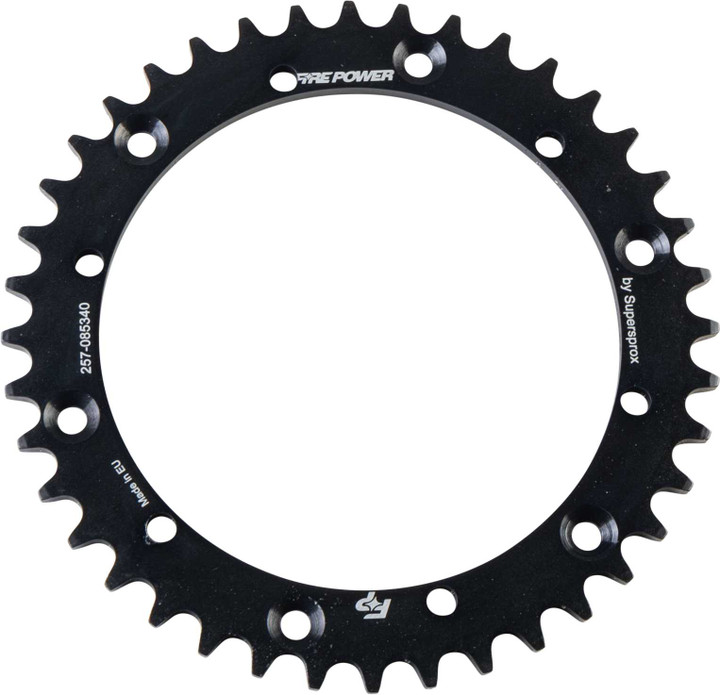 FIRE POWER Rear Sprocket Steel 40T Blk FPS-853-40-BLK