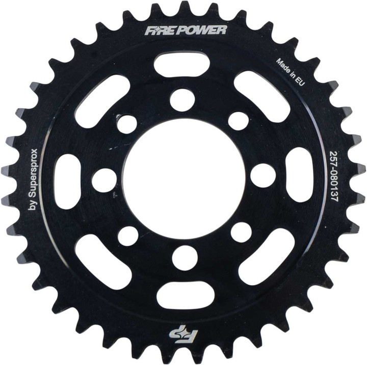 FIRE POWER Rear Sprocket Steel 37T Blk FPS-801-37-BLK
