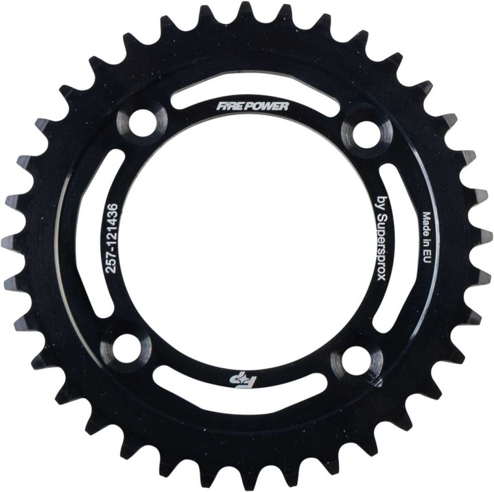 FIRE POWER Rear Sprocket Steel 36T Blk FPS-1214-36-BLK