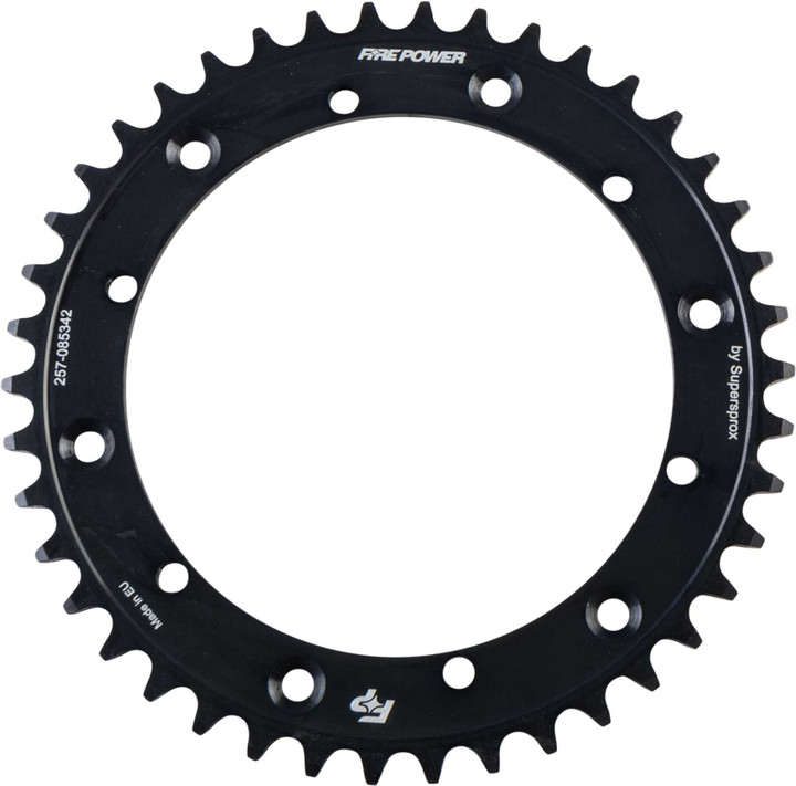 FIRE POWER Rear Sprocket Steel 42T Blk FPS-853-42-BLK