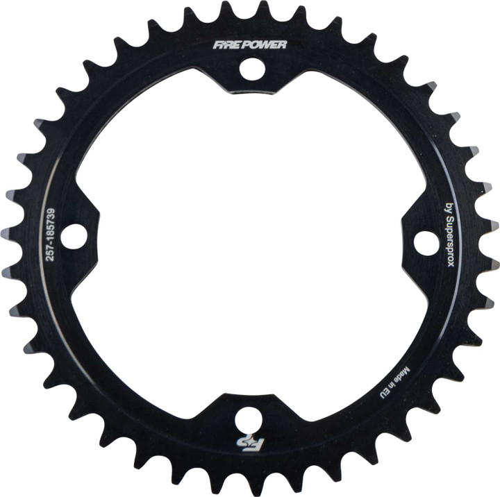 FIRE POWER Rear Sprocket Steel 39T Blk FPS-1857-39-BLK