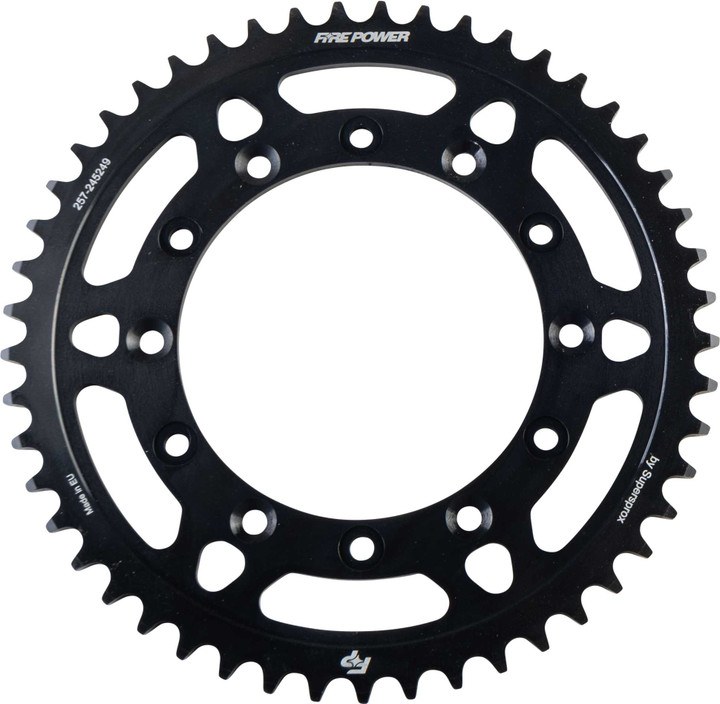FIRE POWER Rear Sprocket Steel 49T Blk FPS-2452-49-BLK