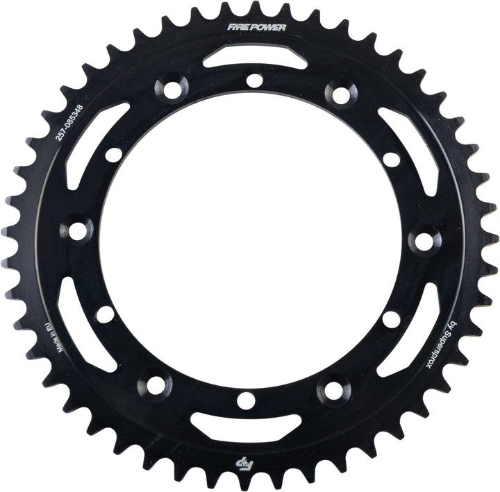 FIRE POWER Rear Sprocket Steel 48T Blk FPS-853-48-BLK