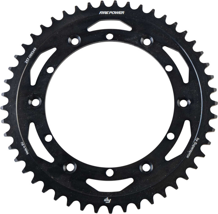FIRE POWER Rear Sprocket Steel 49T Blk FPS-853-49-BLK