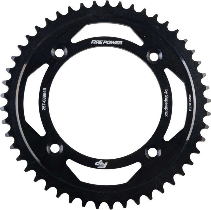 FIRE POWER Rear Sprocket Steel 49T Blk FPS-898-49-BLK