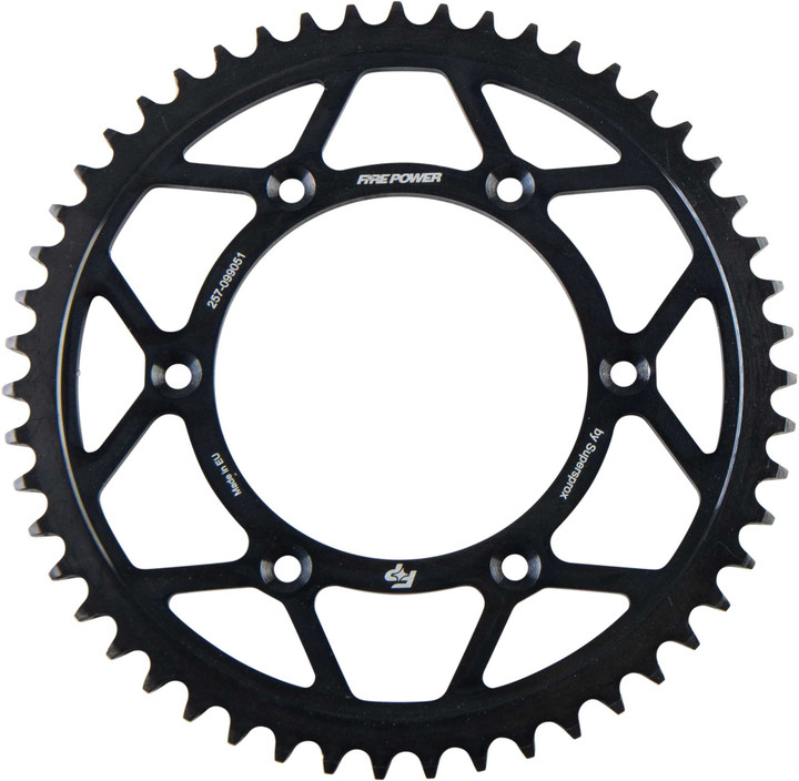 FIRE POWER Rear Sprocket Steel 51T Blk FPS-990-51-BLK