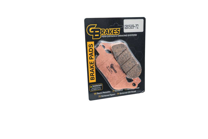 GBRAKES Brake Pads Hh Sintered Rear GB0589-72